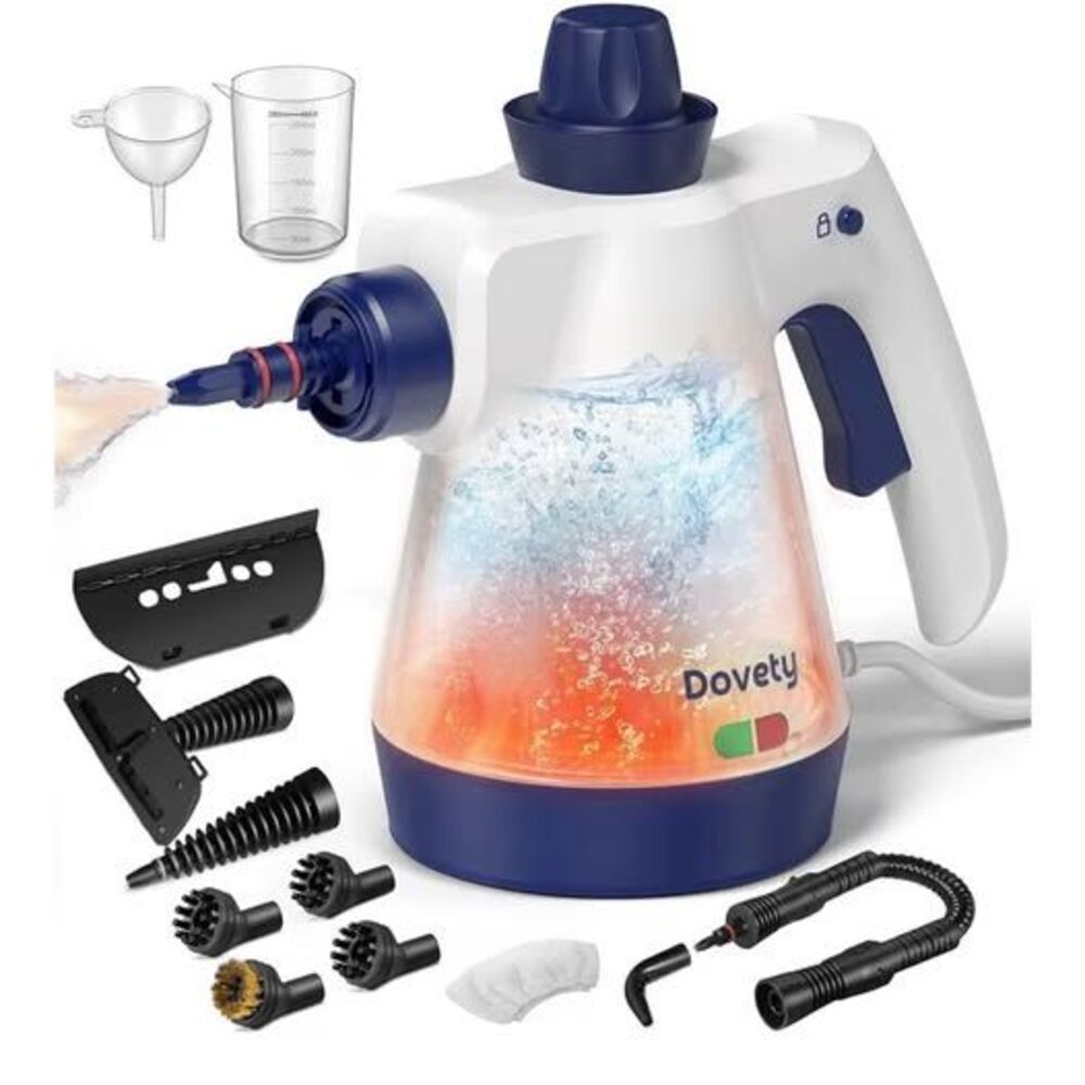 Dovety Steam Cleaner, Pressurized Handheld Steam Cleaner for Home